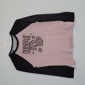 "Hype It Up" Cute long leeved shirt.